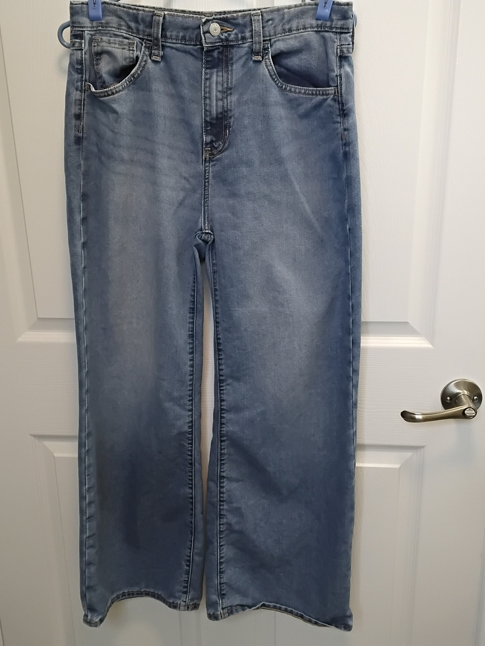 Old Navy Girls Wide Leg Baggy, Jeans Size 18 = xxl (Womans Size10 P)